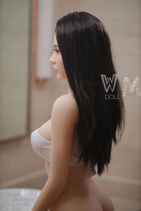 WM DOLL-164cm silicone headband sound D cup sex doll-cassandra