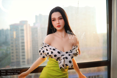 WM DOLL-164cm silicone headband sound D cup sex doll-cassandra