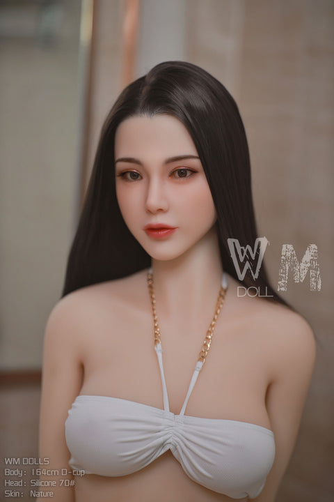 WM DOLL-164cm silicone headband sound D cup sex doll-cassandra