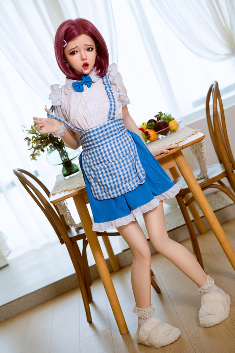 SY DOLL-150cm full silicone flat-chested cute sex doll-nancy