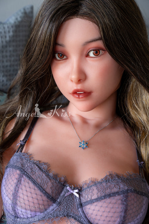 AK DOLL-162cm full silicone authentic doll with sound-Abigail