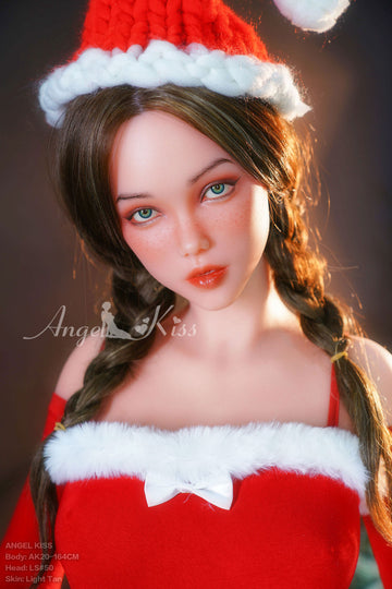 AK DOLL-164cm full silicone with sound Christmas dress up sex doll-Fia